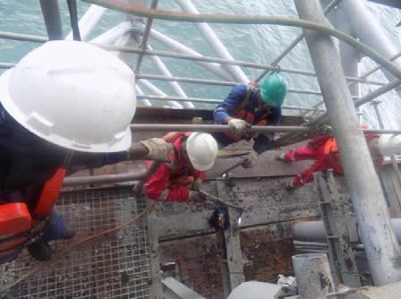 Decommissioning of Existing Sea Water Riser Platform Structure